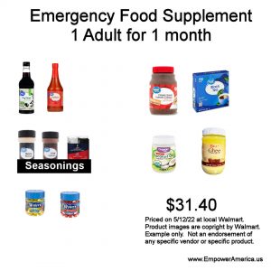 Emergency food supplement